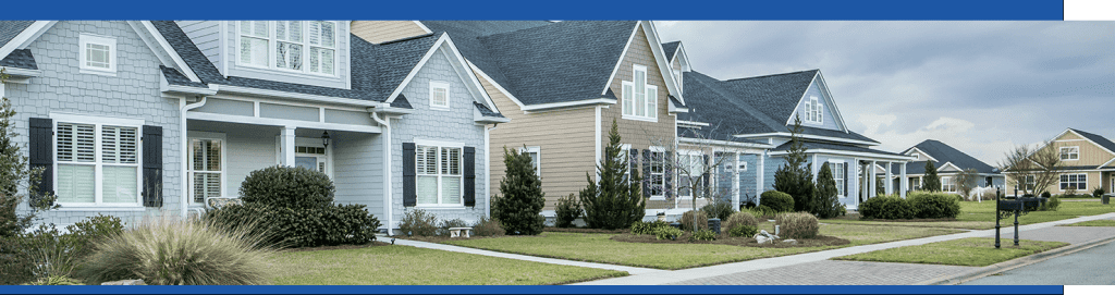 New construction neighborhood